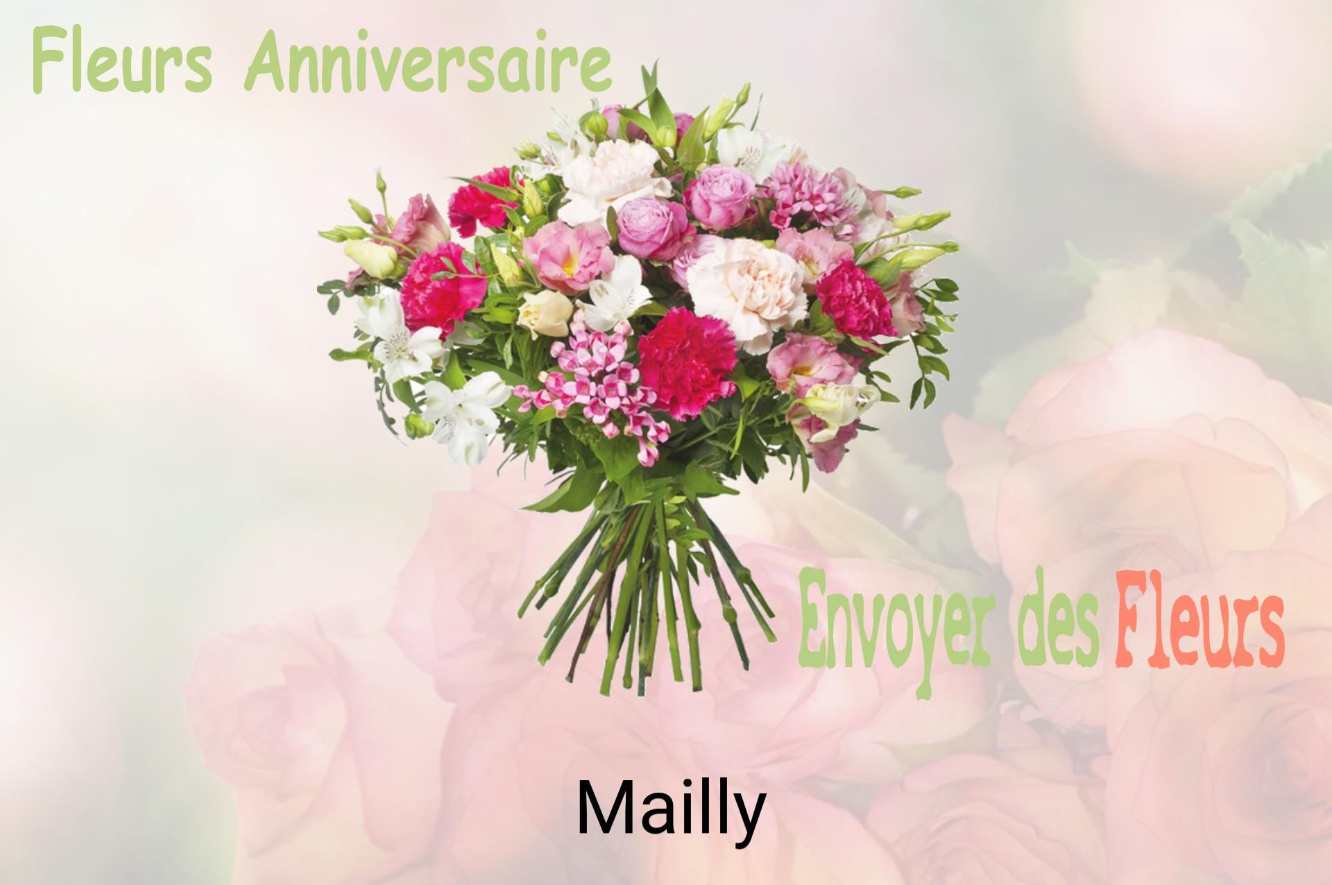 Bouquet de fleurs d’anniversaire livré à Mailly
